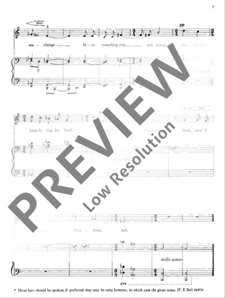 Songs for Ariel Songs for Ariel Medium Voice scores gallery preview page 10
