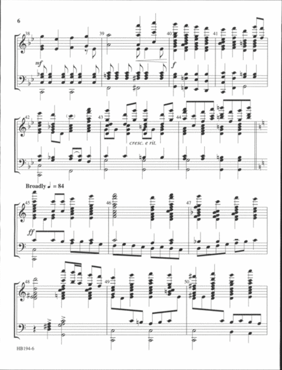 Crown Him with Many Crowns - Larson 5-Octaves scores gallery preview page 5