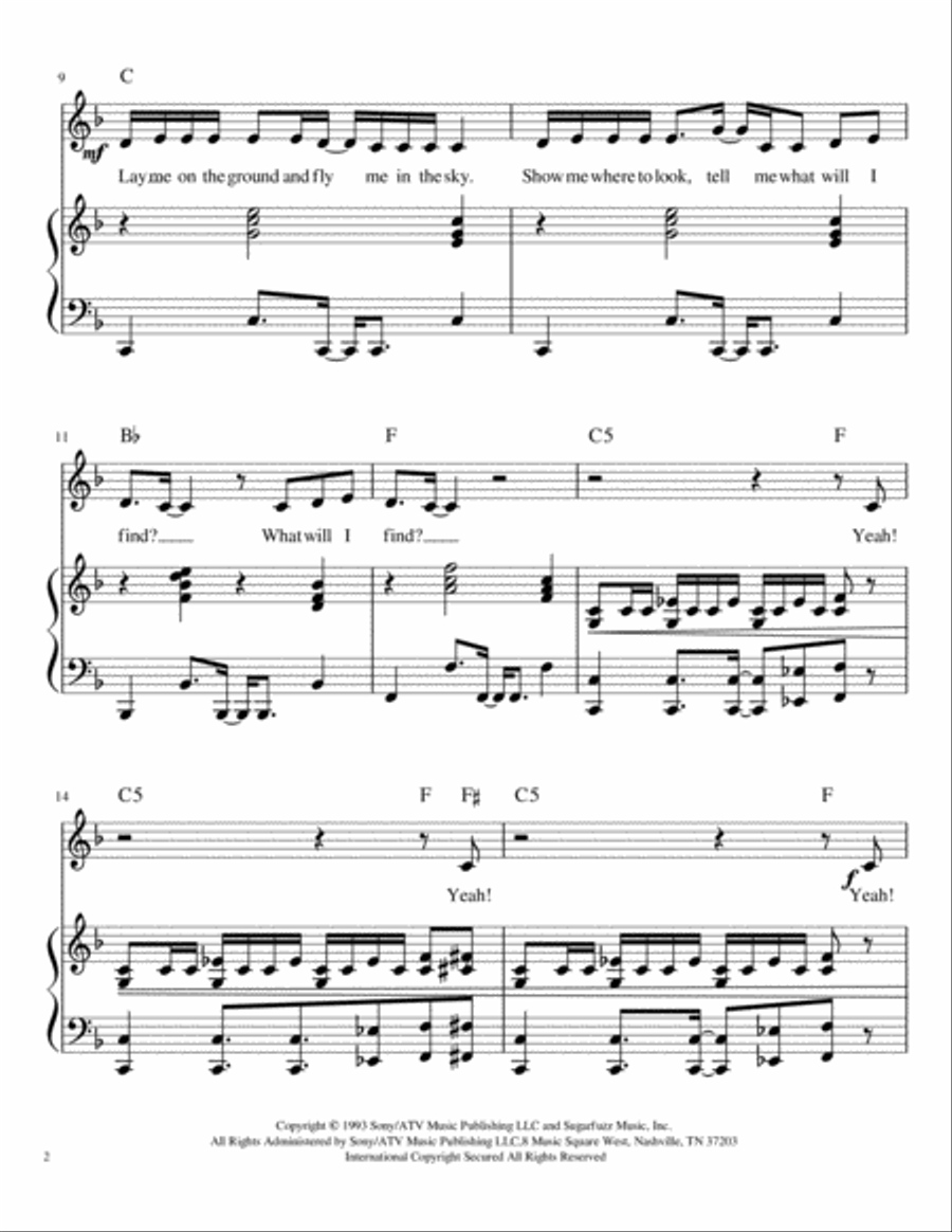 Shine Piano, Vocal, Guitar scores gallery preview page 2