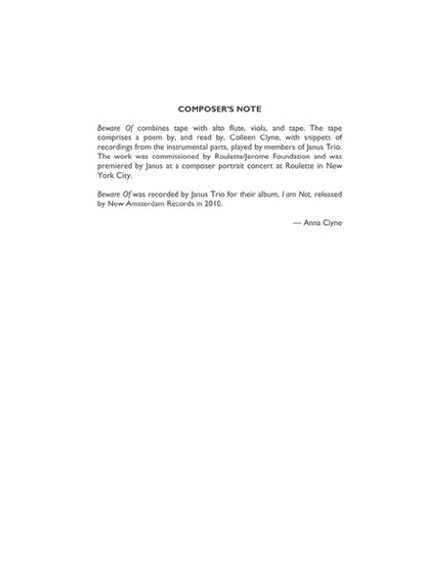 Beware Of Beware Of Viola scores gallery preview page 2