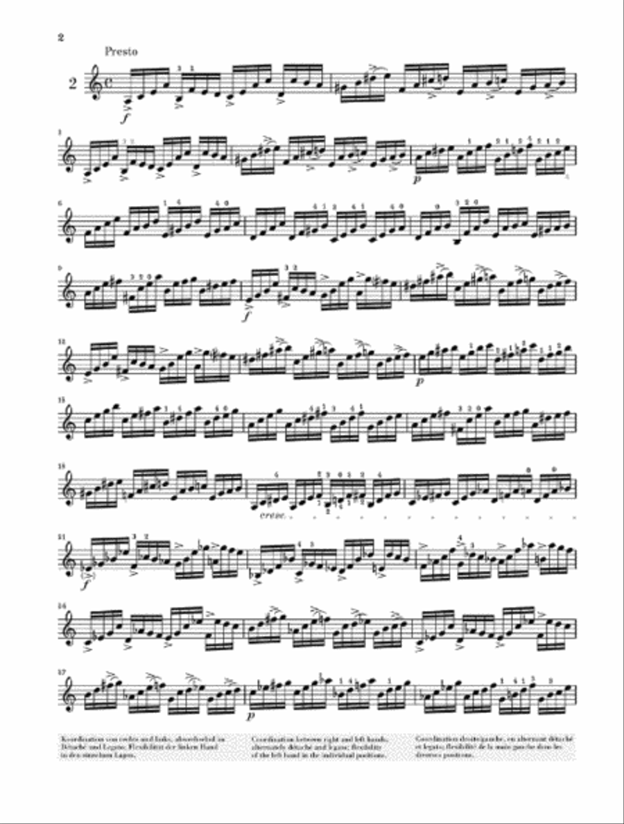 Etudes and Caprices for Violin Solo Op. 35 Violin Solo scores gallery preview page 4