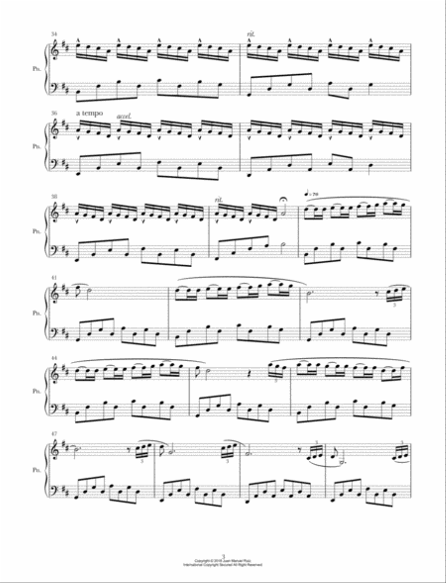 Travel to your lap Piano Solo scores gallery preview page 3