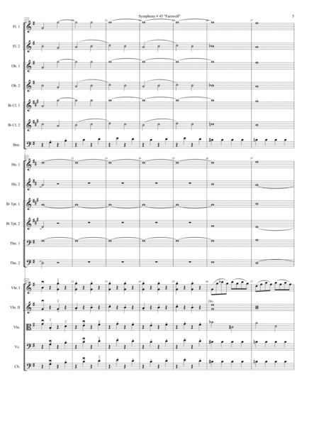 Symphony #45 Finale (Presto-Adagio) Set image number null