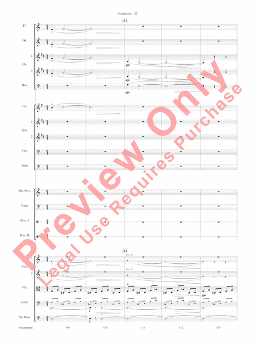 Battle of the Heroes (from Star Wars: Episode III Revenge of the Sith) Full Orchestra scores gallery preview page 25