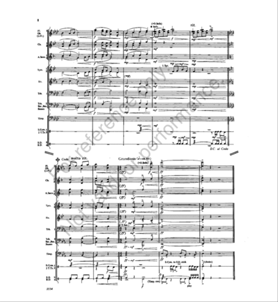 Treasure Valley Concert Band scores gallery preview page 7