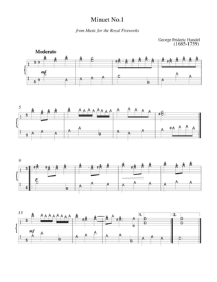 Handel - 3 easy piano pieces(Minuet No.1,Bouree,Gavotte)