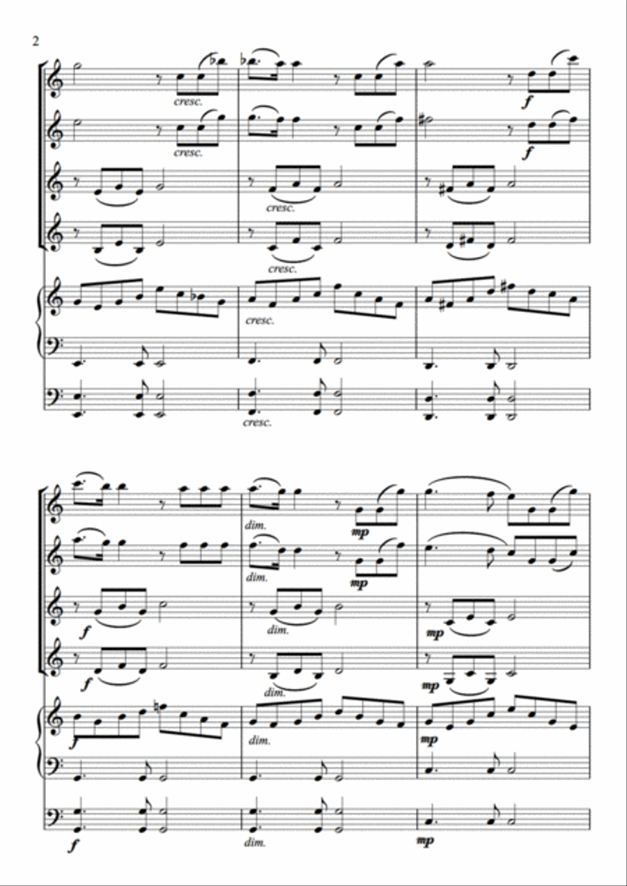 You Needed Me Set of Parts scores gallery preview page 4