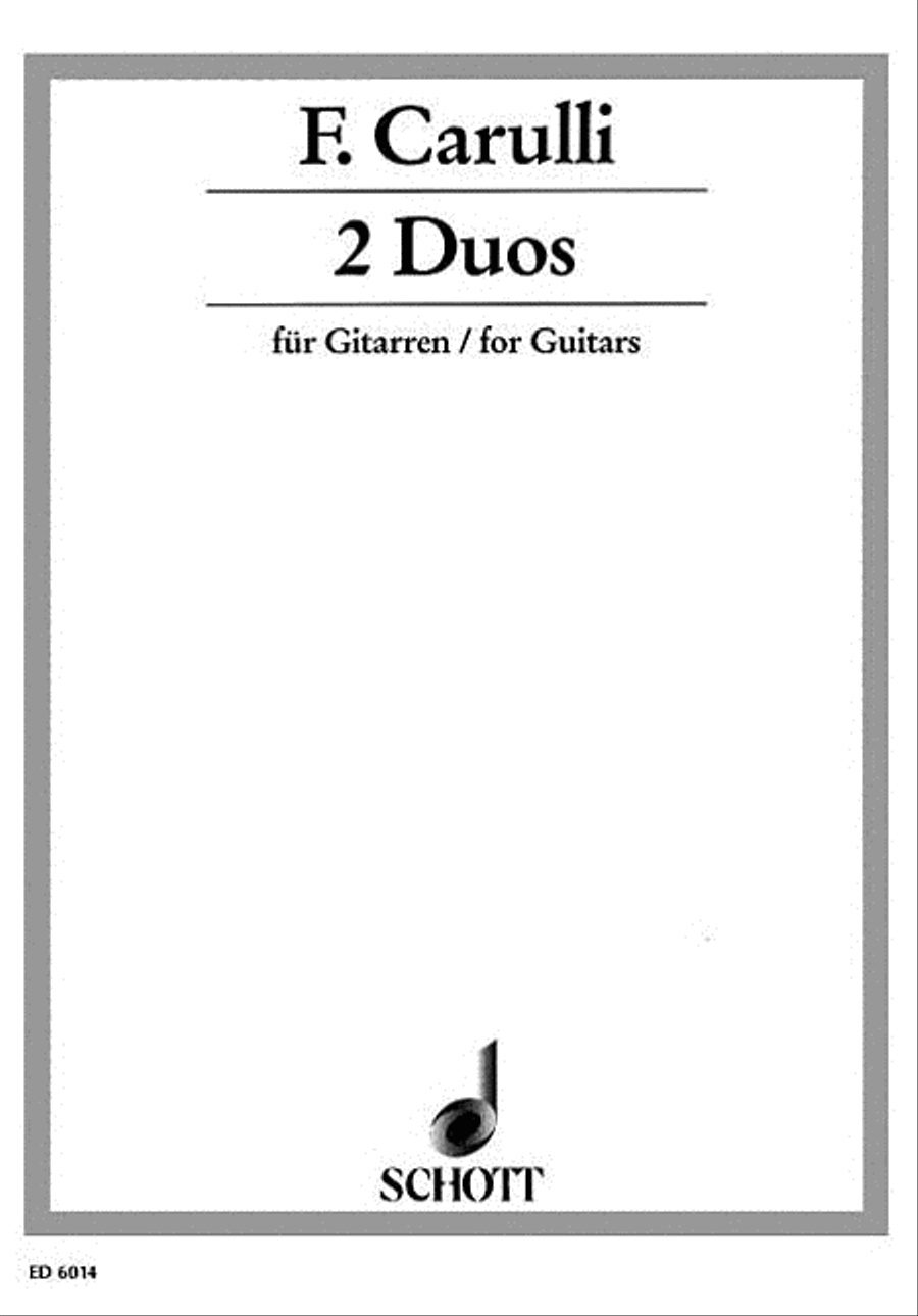 2 Guitar Duos Op. 146