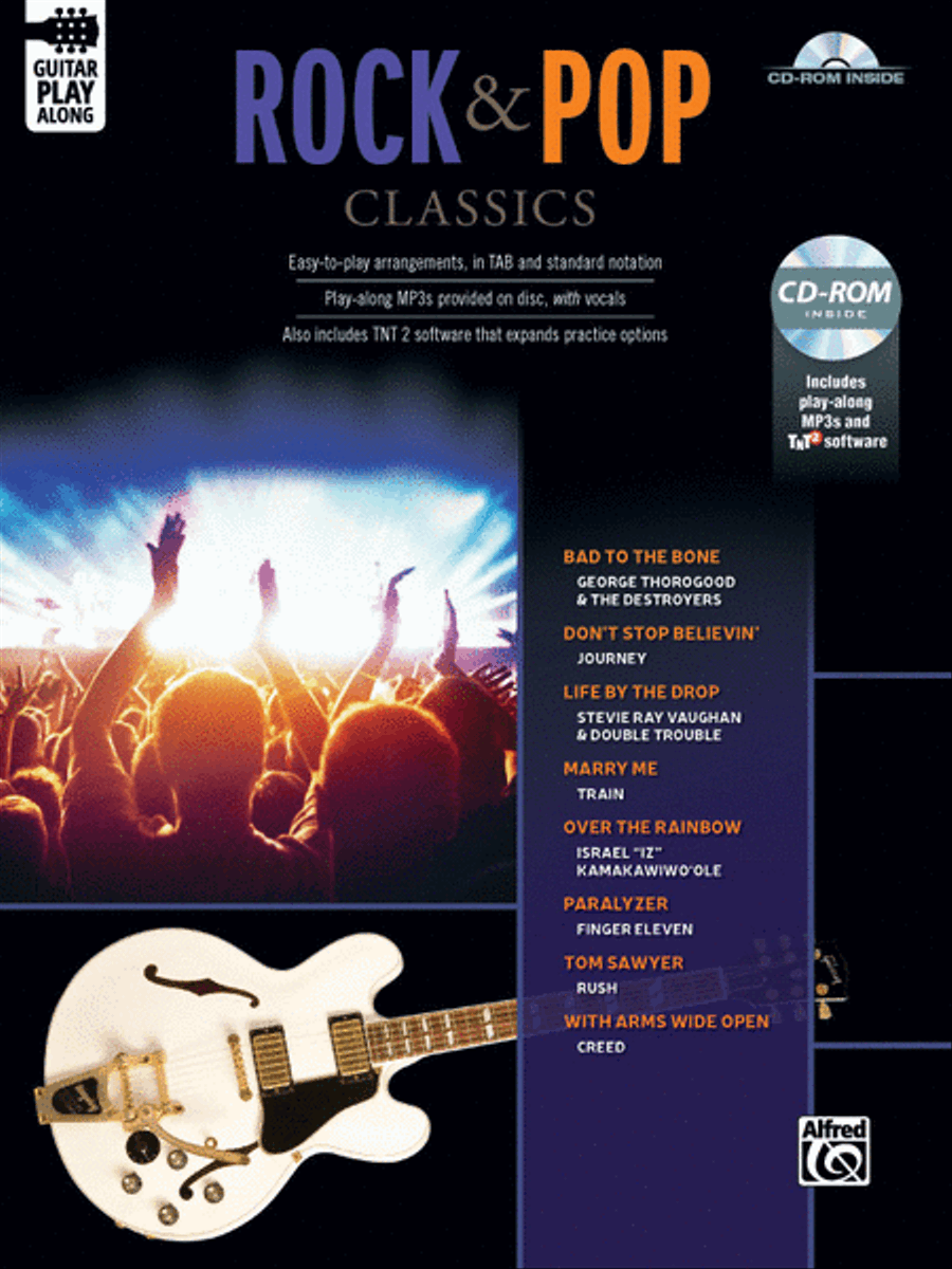 Rock & Pop Classics Guitar Play-Along Electric Guitar scores gallery preview page 1