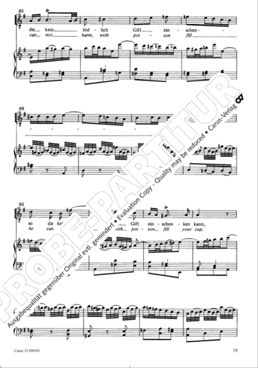 Whatever God ordains is right (Was Gott tut, das ist wohlgetan) 4-Part scores gallery preview page 20
