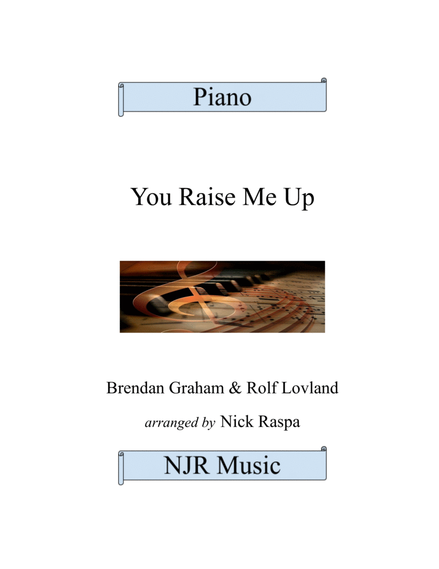 You Raise Me Up Piano Solo scores gallery preview page 1