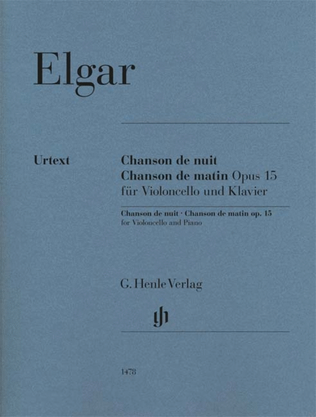 Book cover for Chanson De Nuit – Chanson De Matin Op. 15