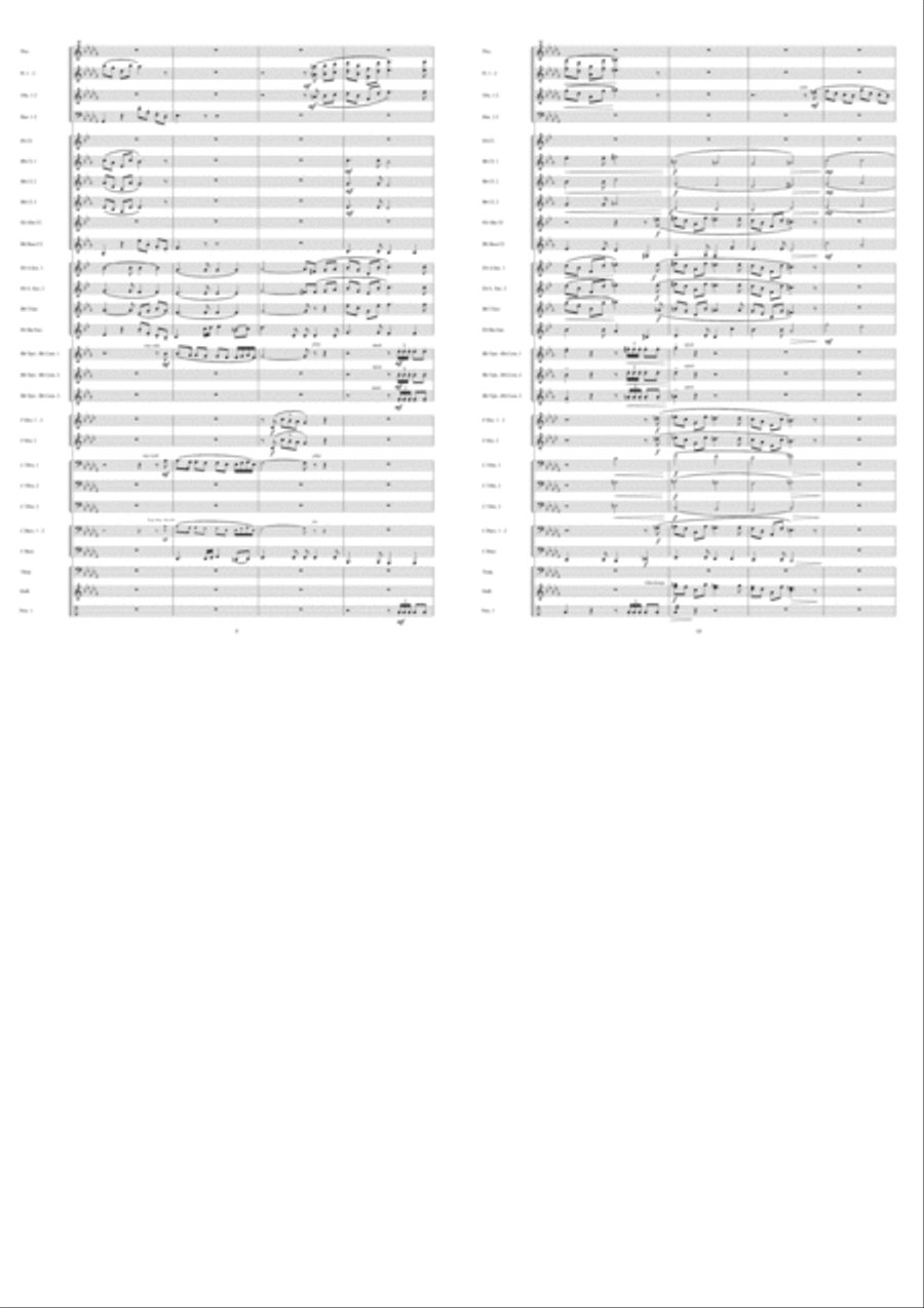 Pacis Valley Concert Band scores gallery preview page 6