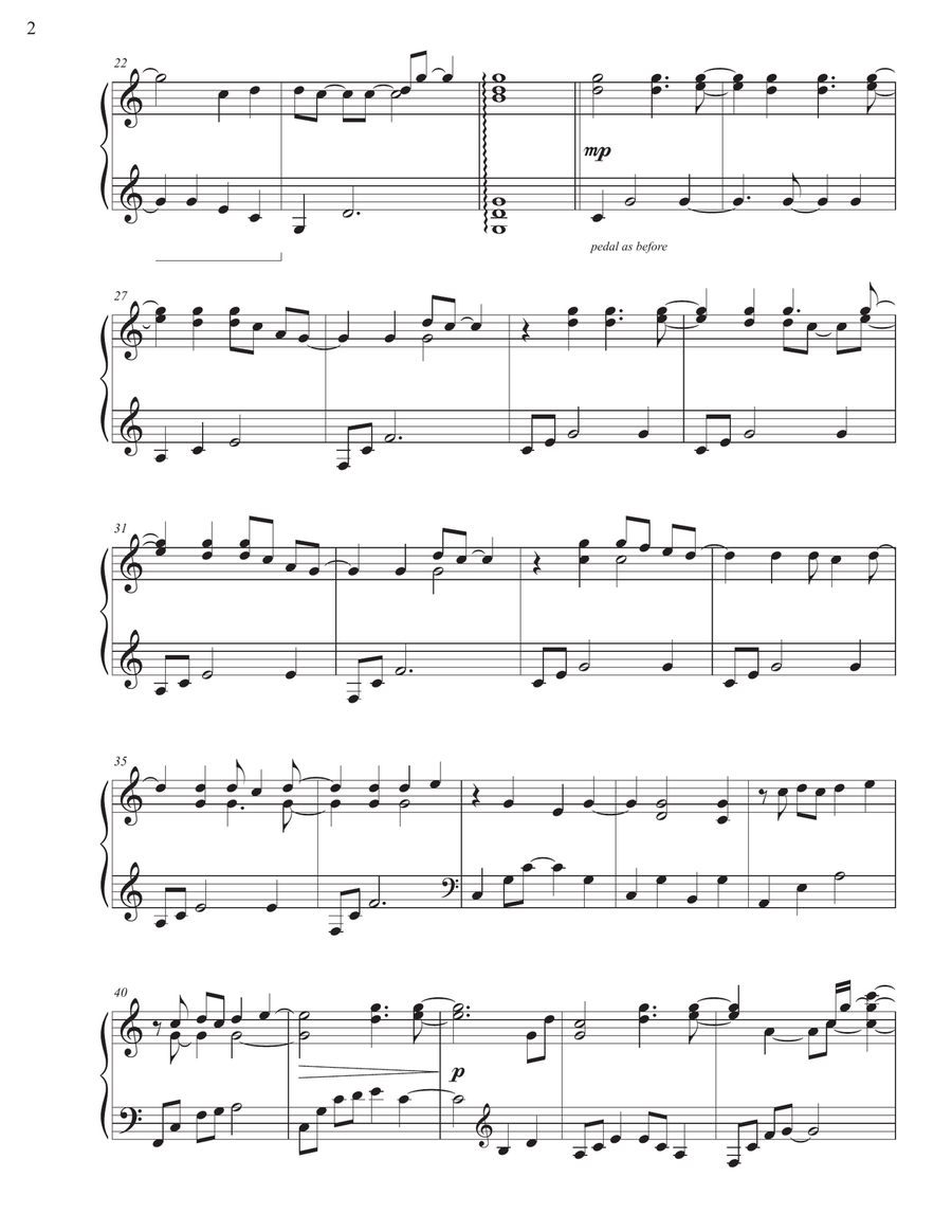 Bejeweled Piano Solo scores gallery preview page 2