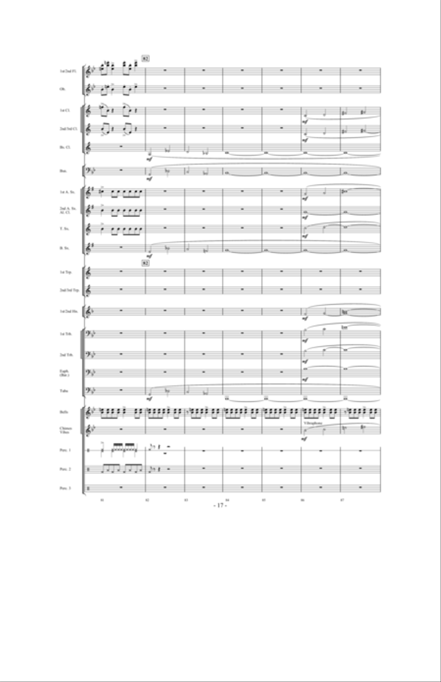 Force Majeure Concert Band scores gallery preview page 16