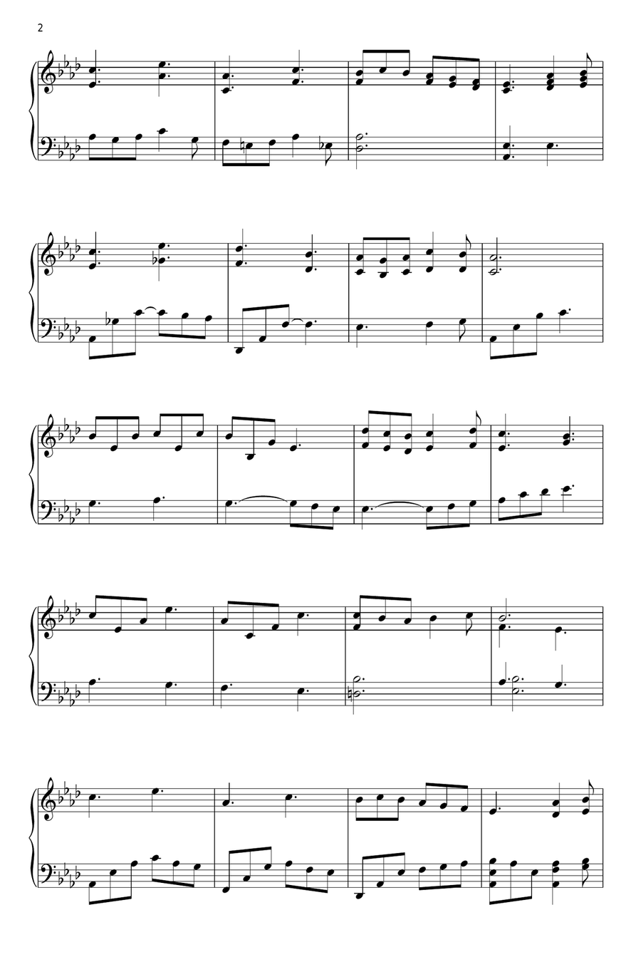 Praise Him! Praise Him! Piano Solo scores gallery preview page 2