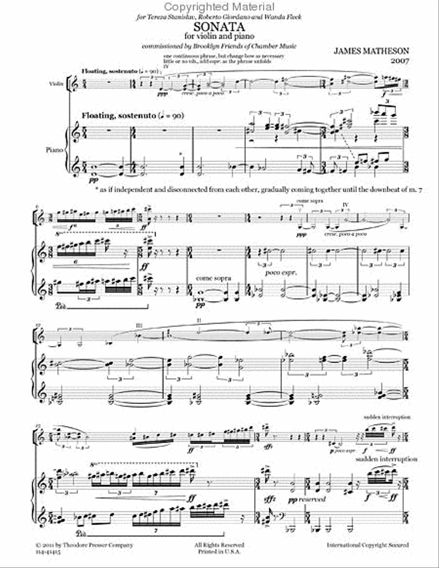 Sonata Sonata Chamber Music scores gallery preview page 2