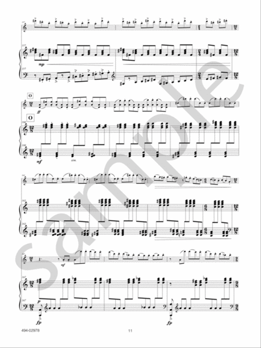 Chamber Concerto Violin Solo scores gallery preview page 14