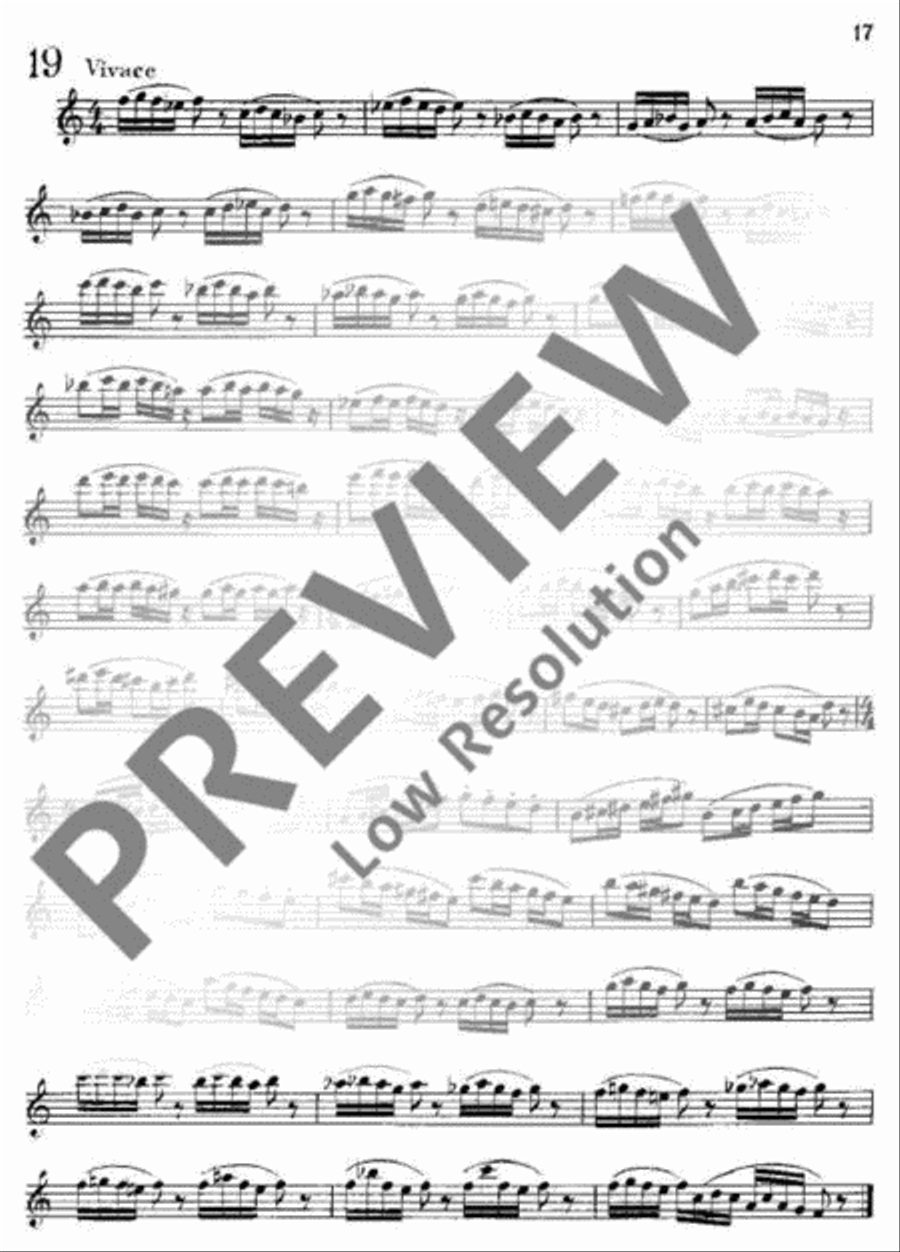 Modern Exercises for Treble Recorder Alto Recorder scores gallery preview page 18