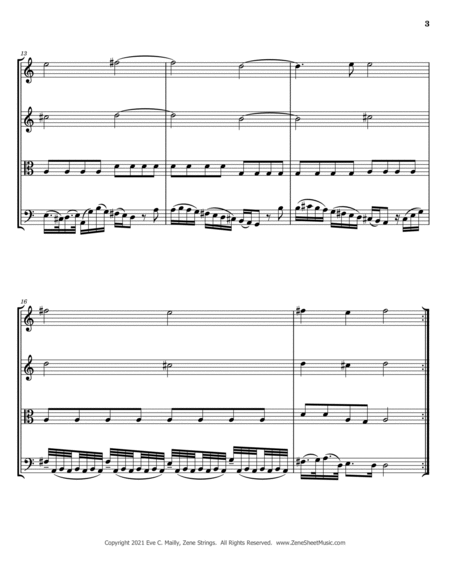 Concerto in D, RV 93 - 2nd Movement - Largo - Vivaldi (String Quartet) image number null