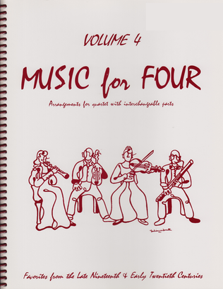 Book cover for Music for Four, Volume 4, Part 4 - Cello/Bassoon