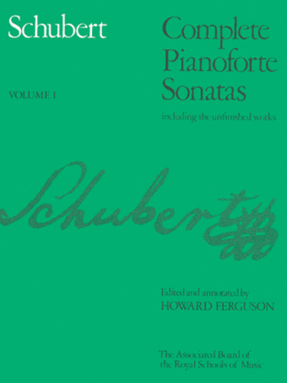 Book cover for Complete Pianoforte Sonatas, Volume I