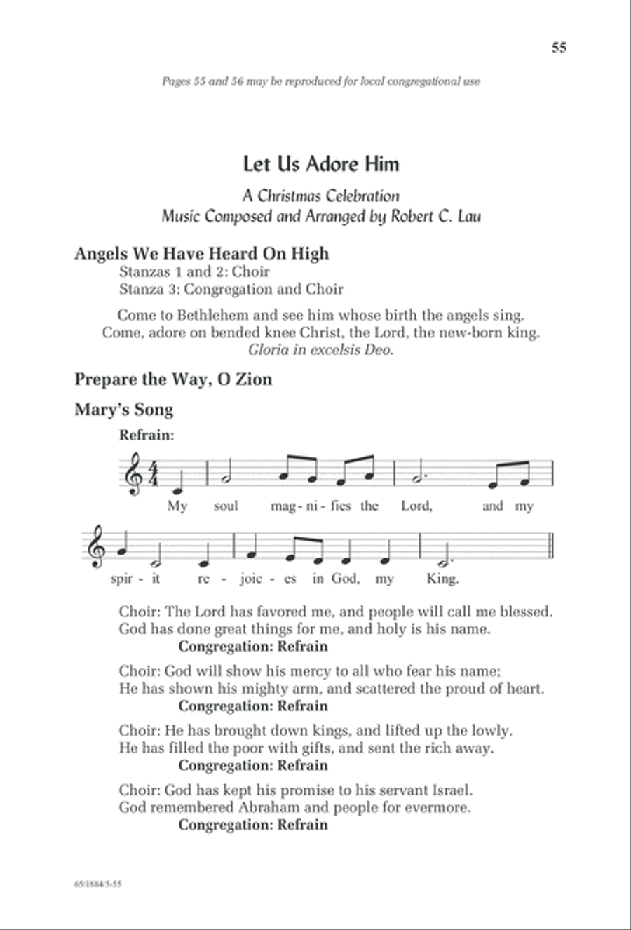 Let Us Adore Him Let Us Adore Him 4-Part scores gallery preview page 57