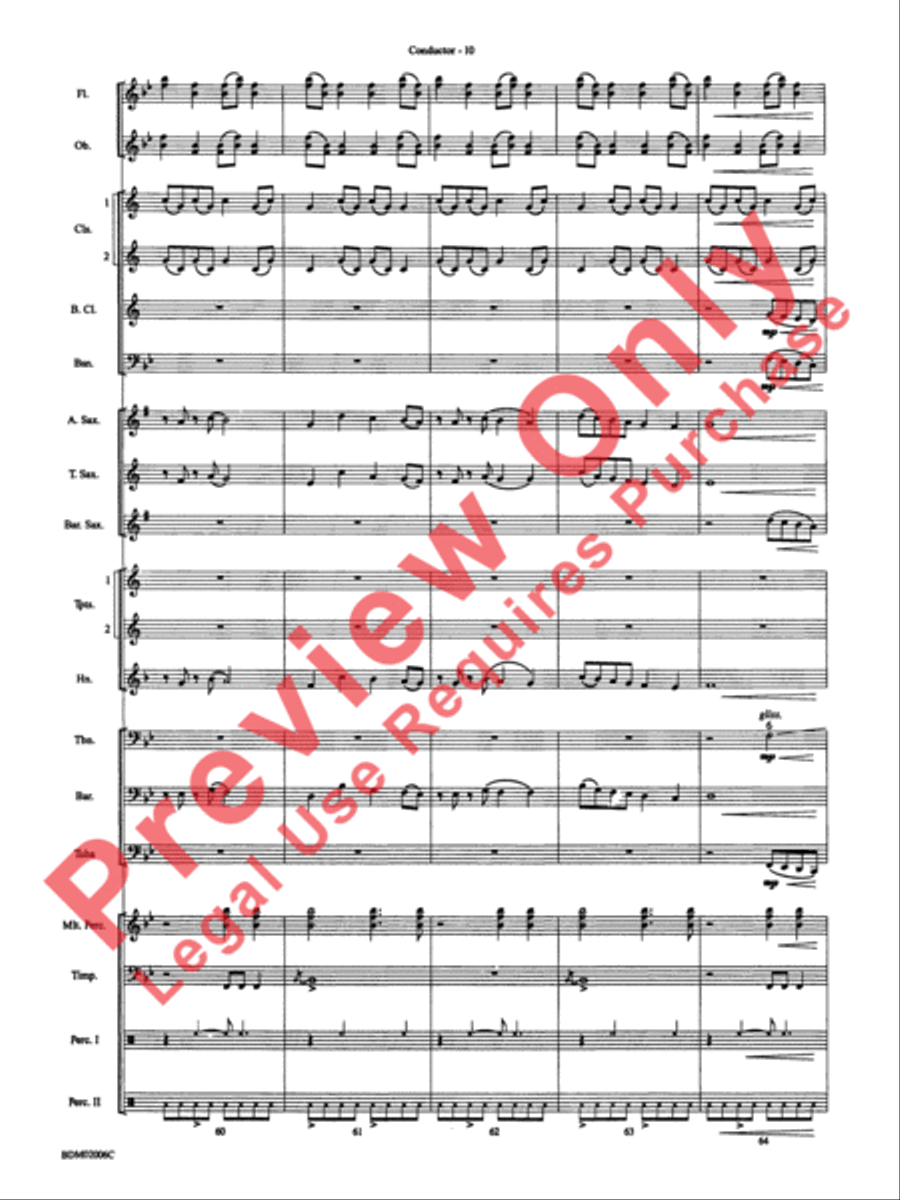 When Summer Takes Flight-cb Concert Band scores gallery preview page 13
