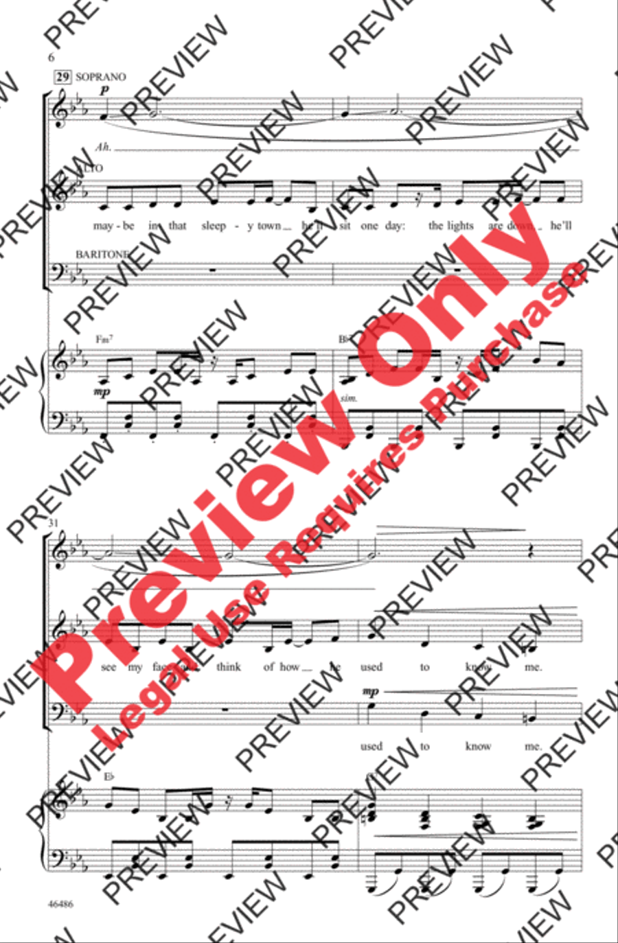 Another Day of Sun Another Day of Sun 3-Part scores gallery preview page 6