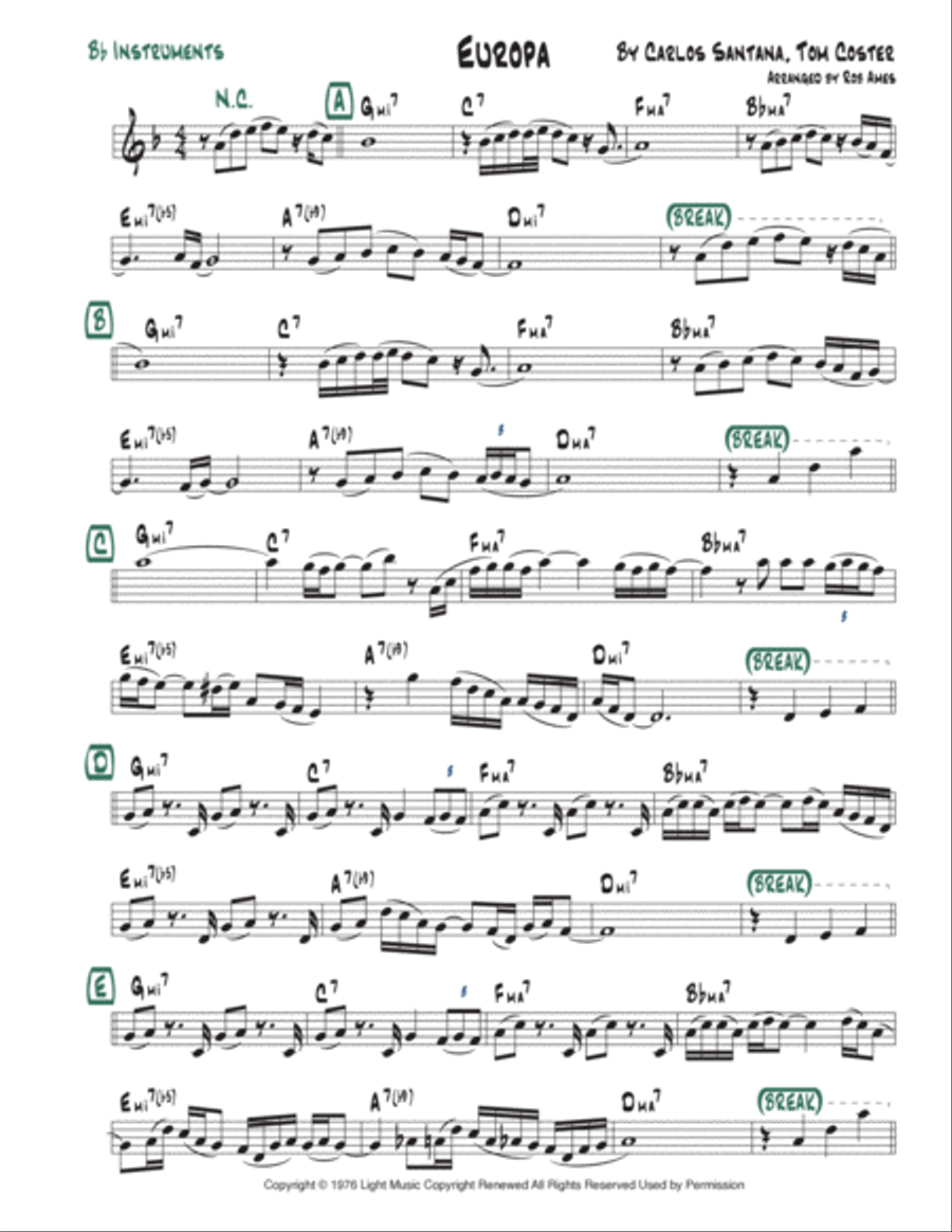 Europa Piano scores gallery preview page 3