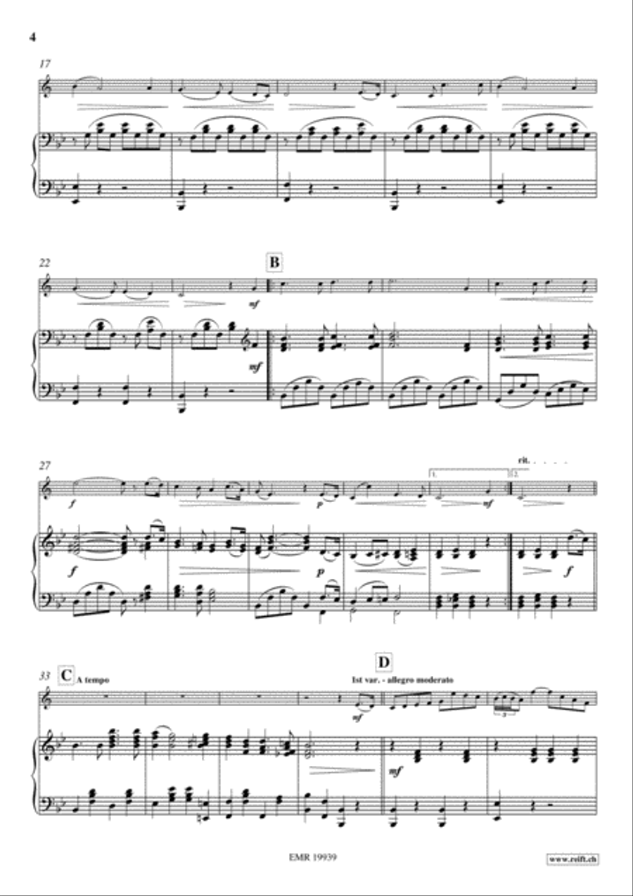 Annie Laurie Euphonium scores gallery preview page 4