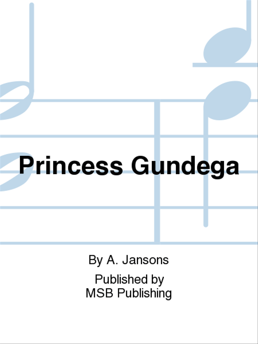 Princess Gundega Concert Band scores gallery preview page 1