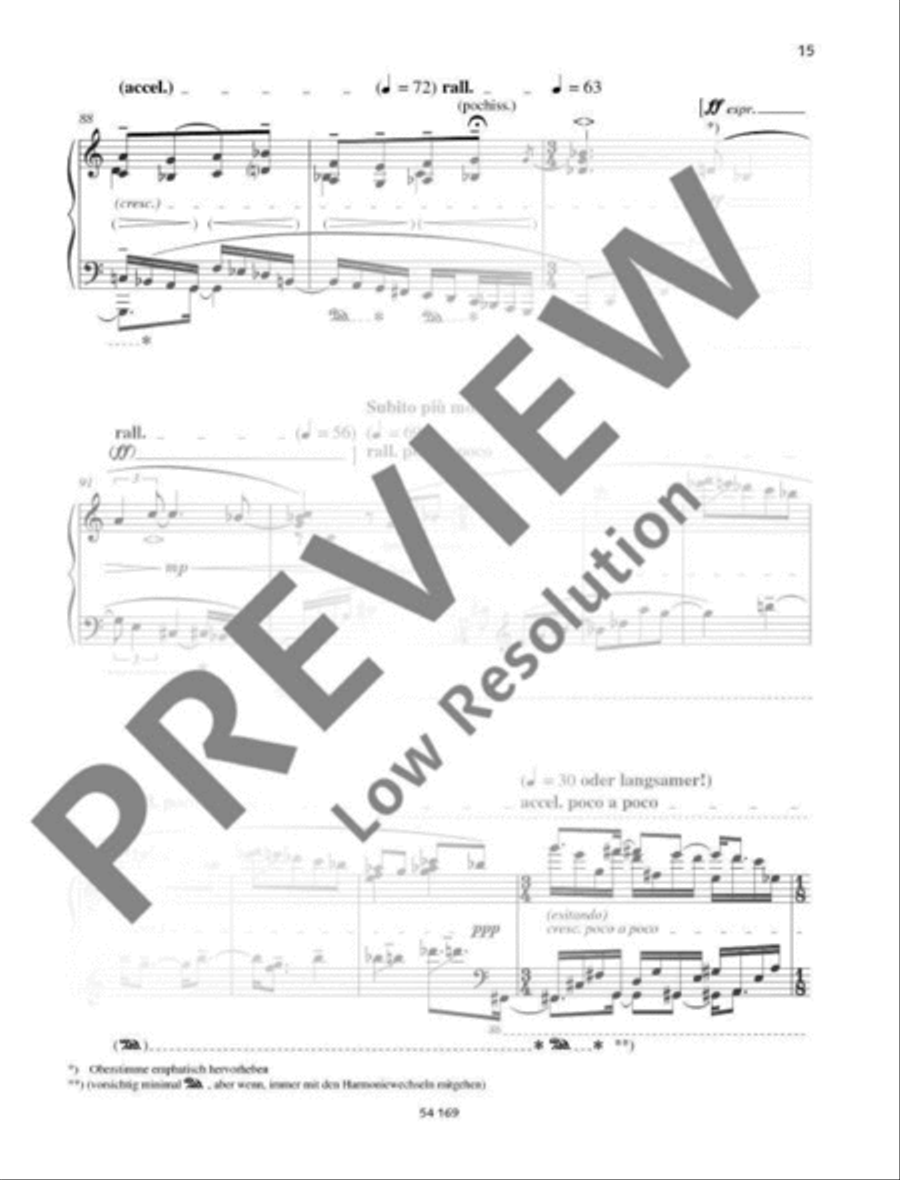 Intermezzi Piano Solo scores gallery preview page 16
