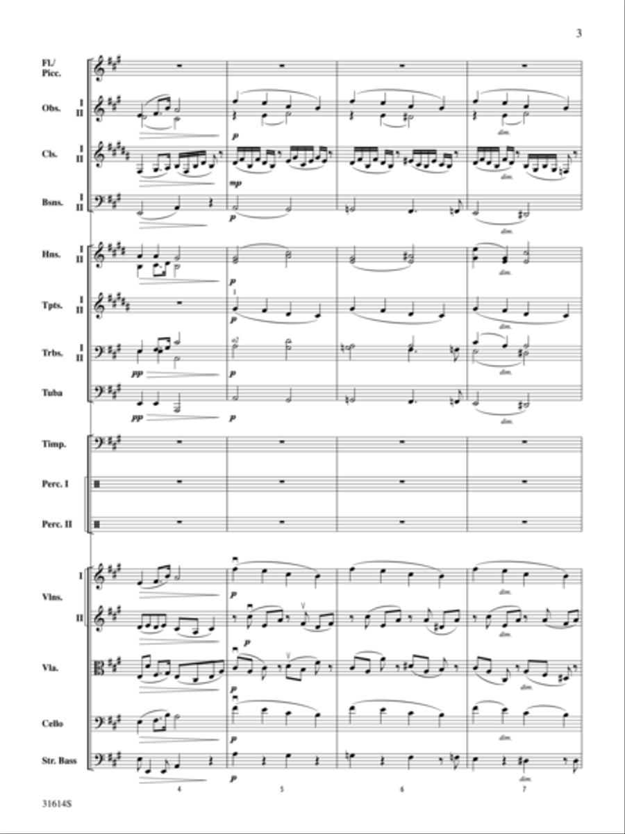 Selections from American Suite Full Orchestra scores gallery preview page 3