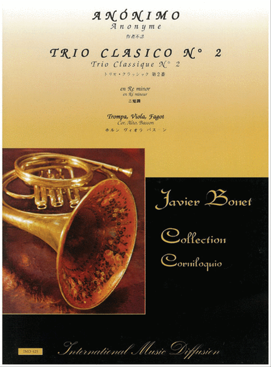 Trio Classique No. 2 Trio Classique No. 2 Bassoon scores gallery preview page 1