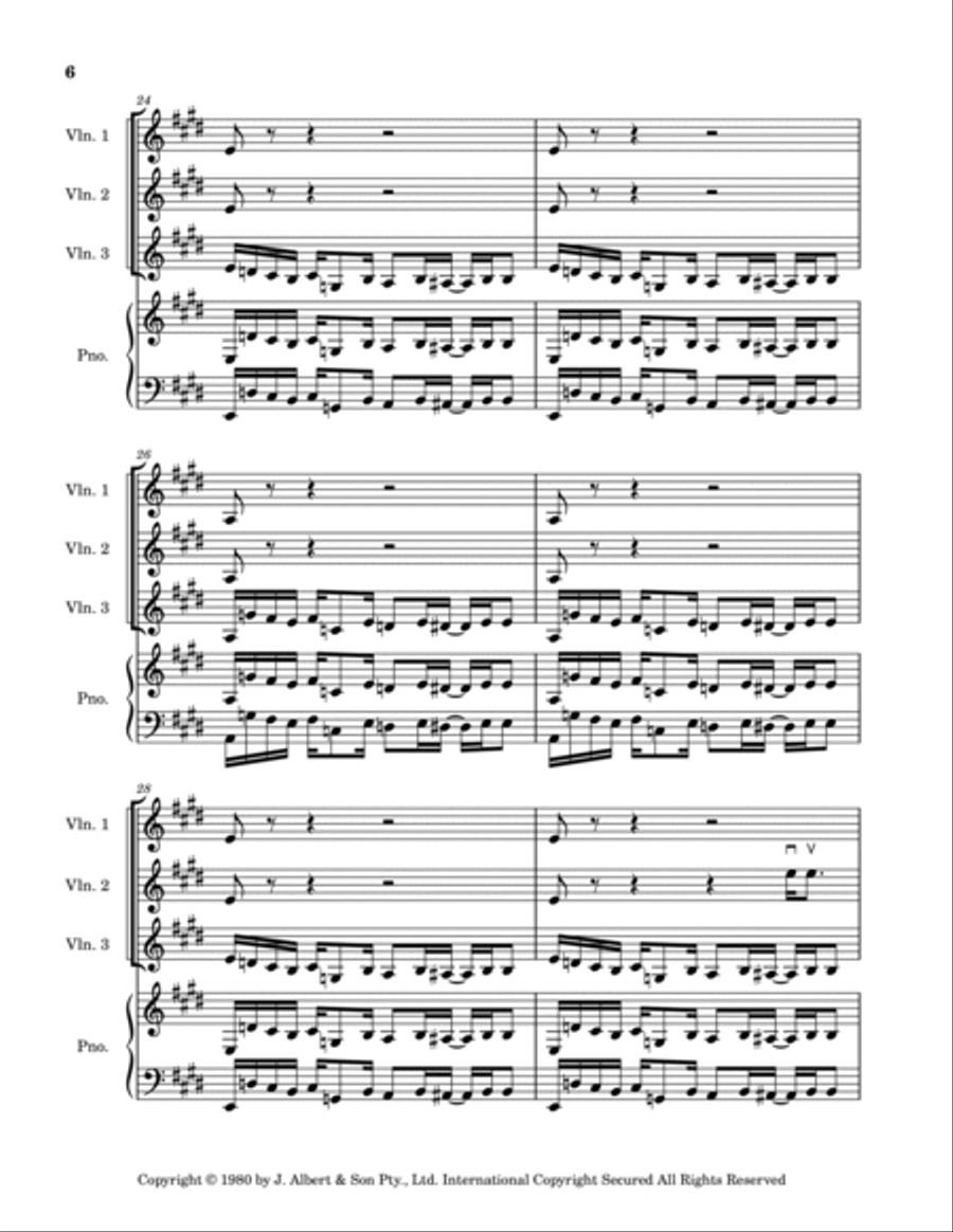 Back In Black Violin Solo scores gallery preview page 6