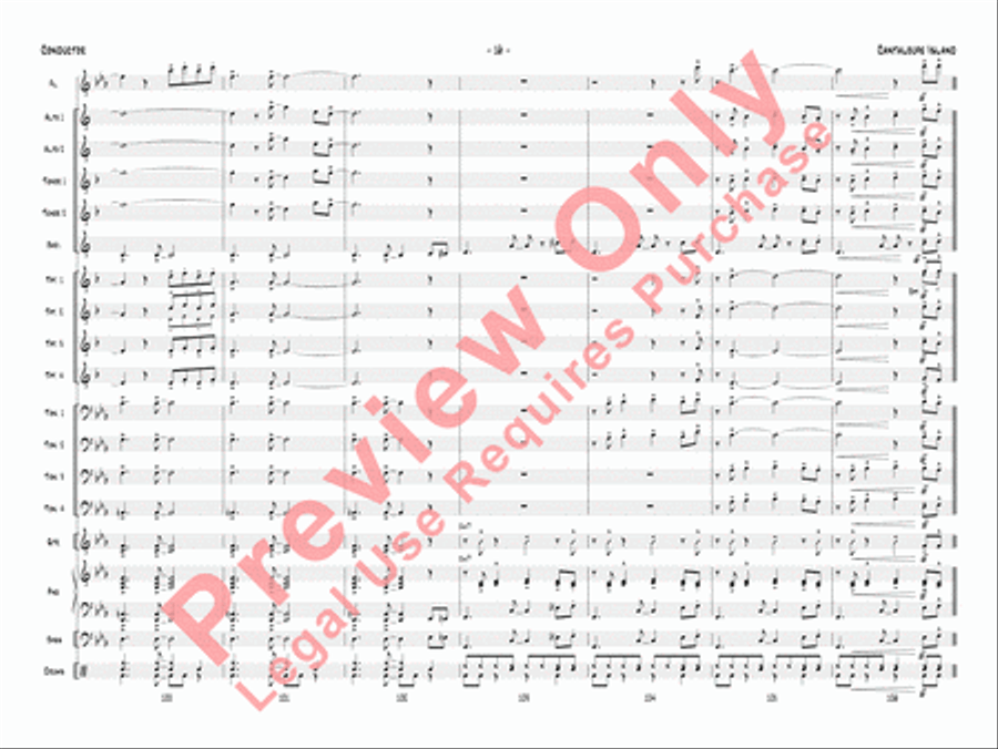 Cantaloupe Island Jazz Ensemble scores gallery preview page 19
