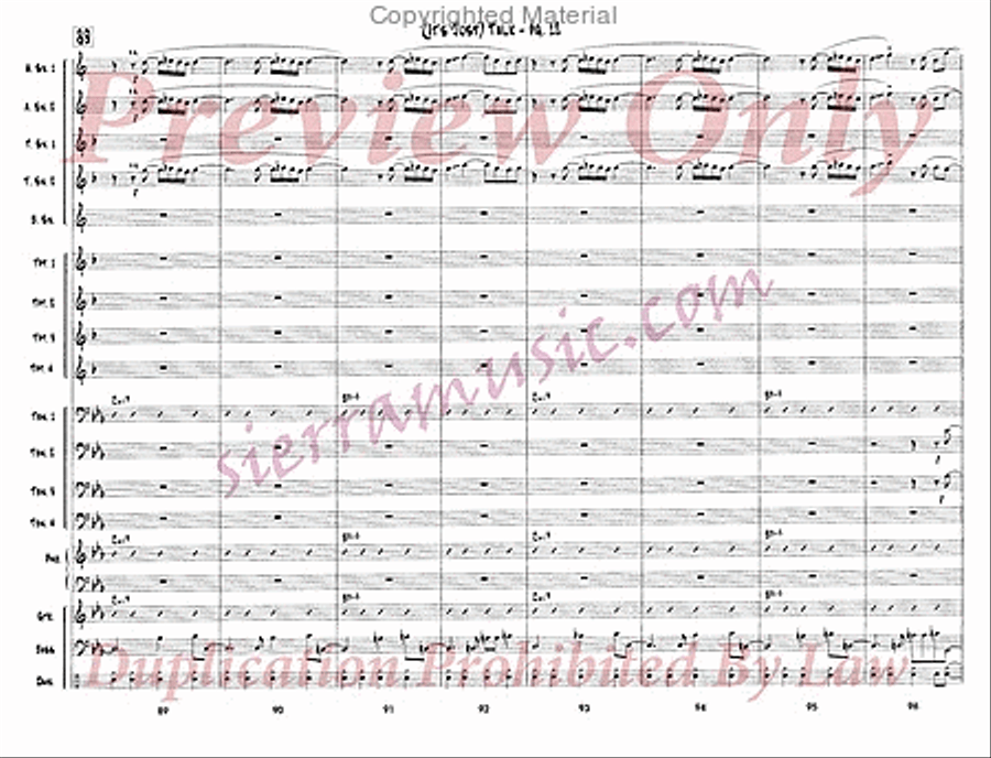 It's Just Talk Big Band scores gallery preview page 13
