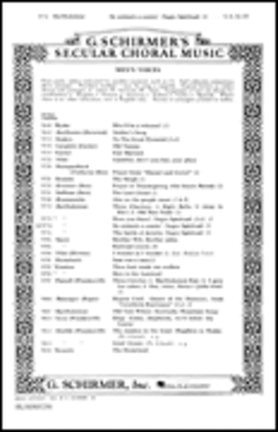 De Animals A Comin Spiritual With Piano Acc TB scores gallery preview page 1
