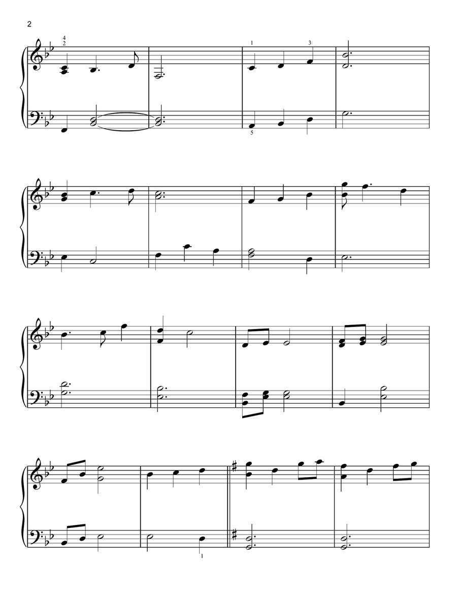 Romantic Flight (from How to Train Your Dragon) Easy Piano scores gallery preview page 2