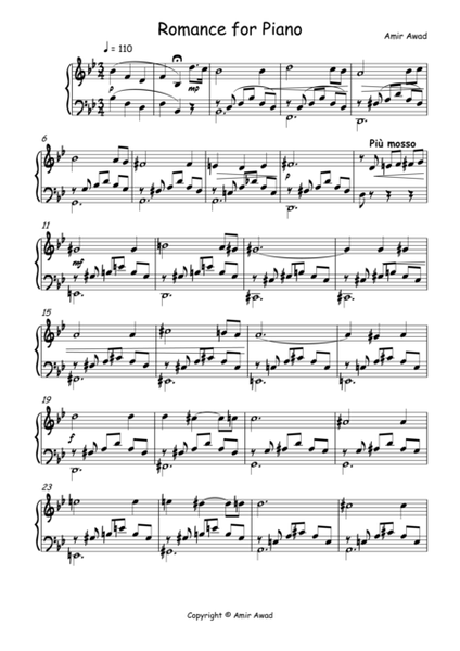 Romance for Solo Piano image number null