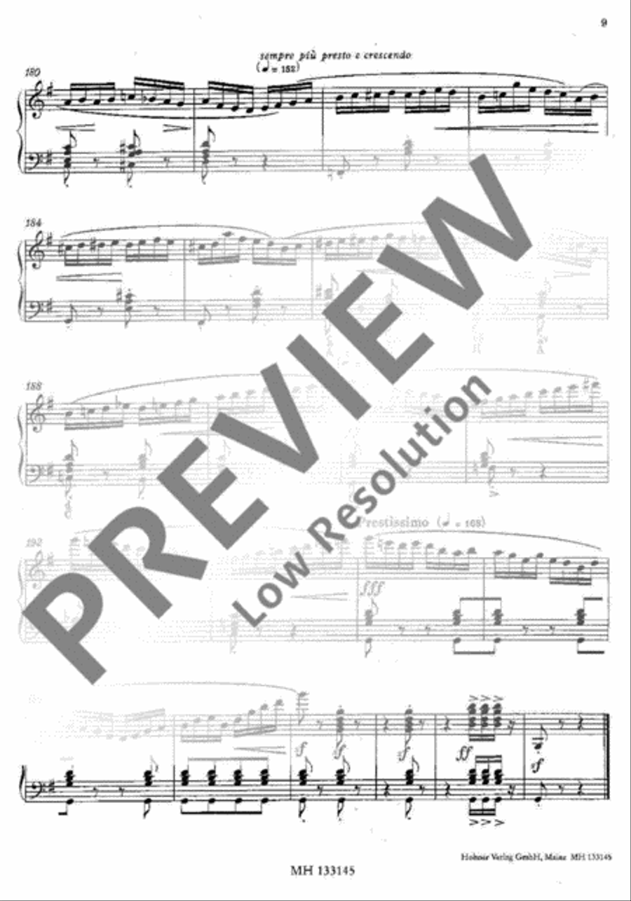 Herbst-Elegie und Capriccio Accordion scores gallery preview page 10