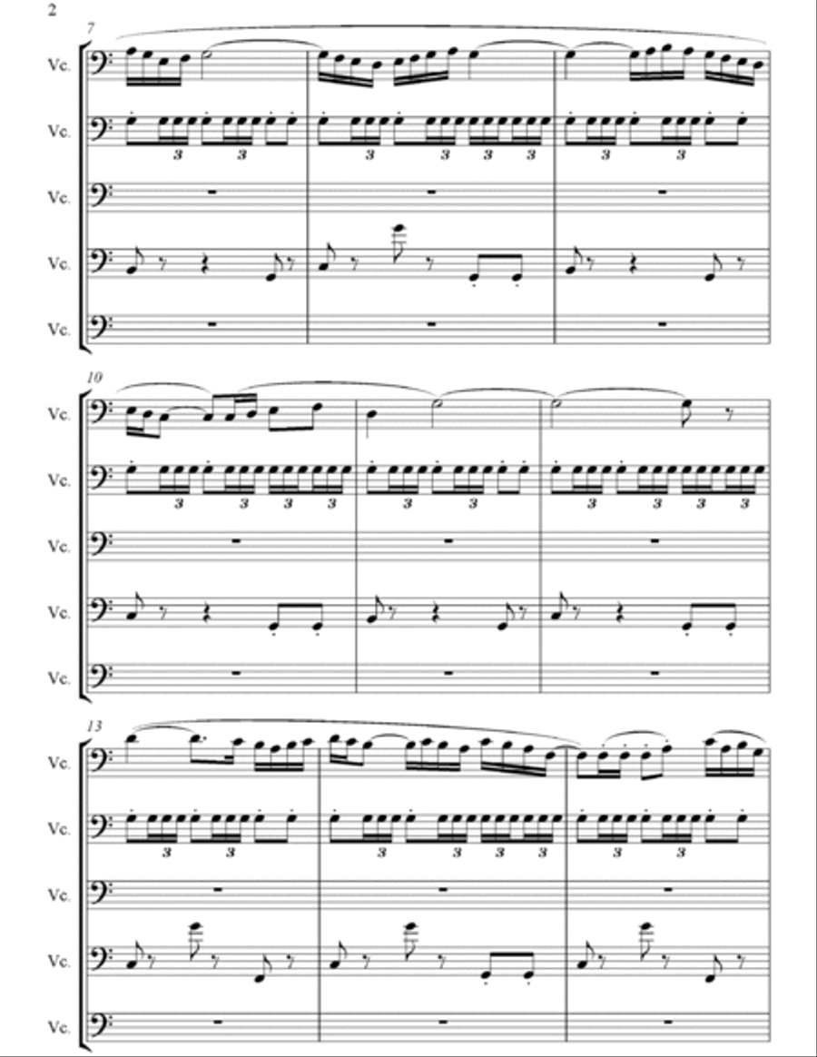 Bolero String Quintet scores gallery preview page 2