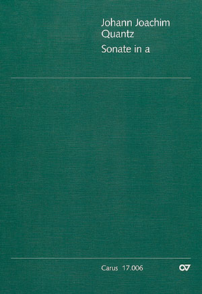 Sonata in A minor (Sonate in a)