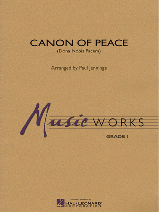 Book cover for Canon of Peace (Dona Nobis Pacem)