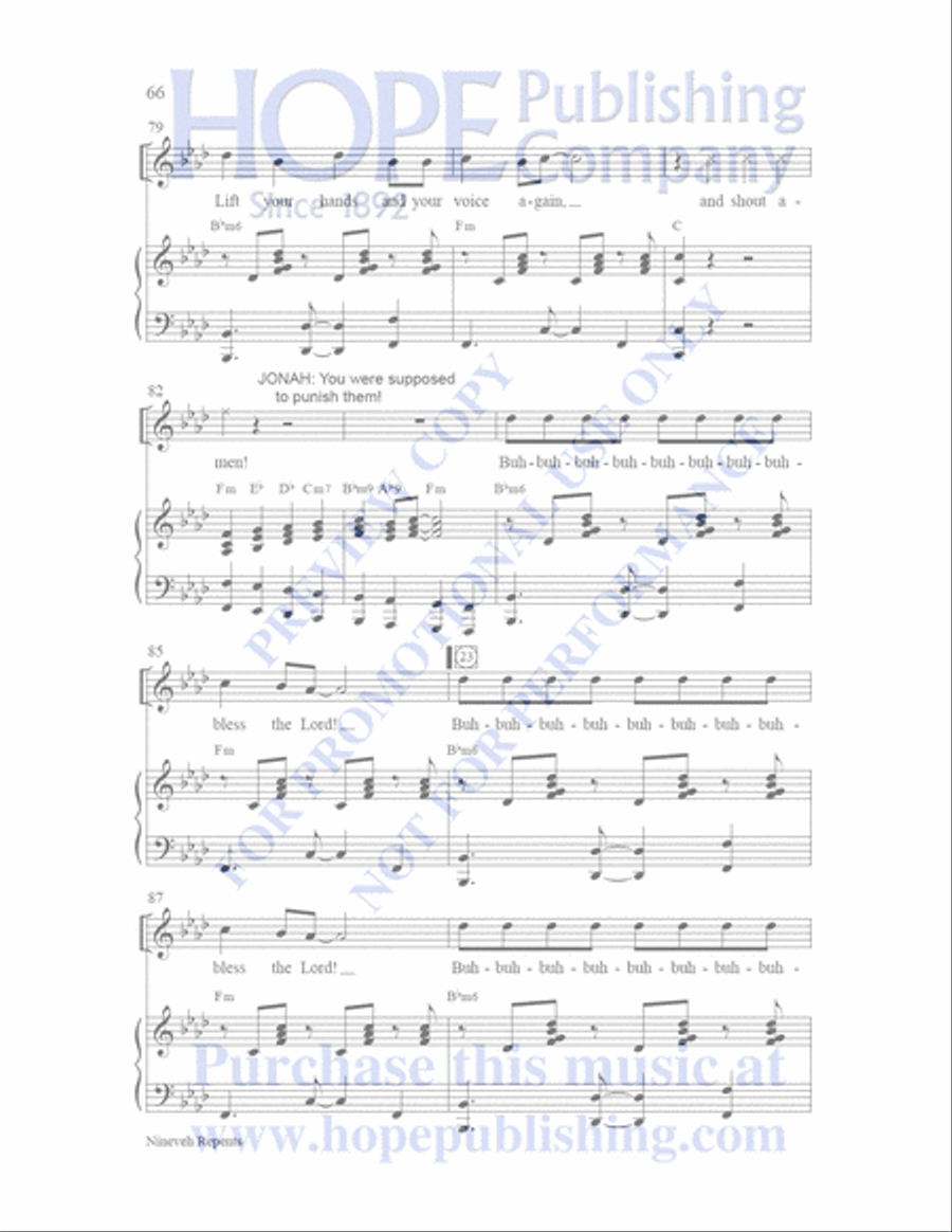 Sailor's Bible Children's Choir scores gallery preview page 67