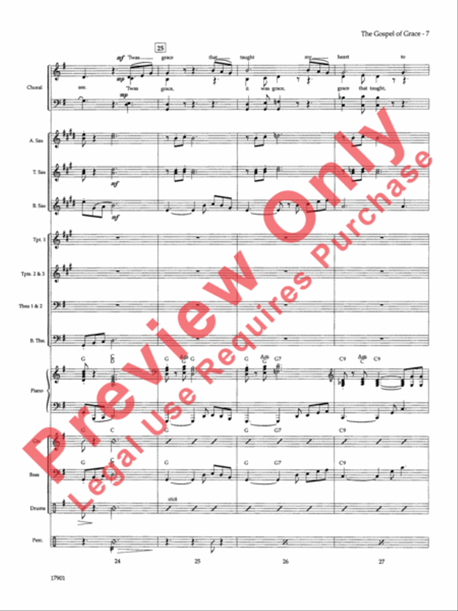 The Gospel of Grace The Gospel of Grace Choir scores gallery preview page 8