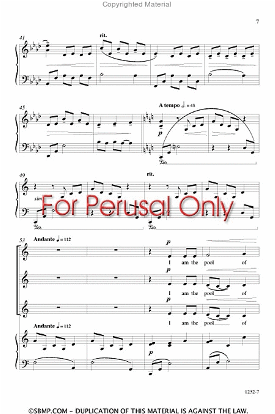 Give Me Your Stars to Hold - SSA Octavo SSA scores gallery preview page 6