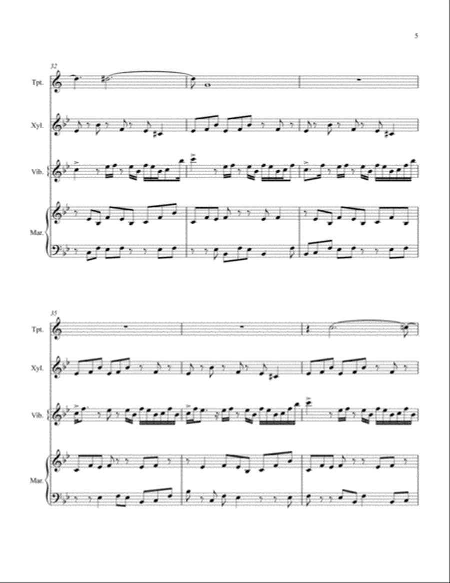 Nonason anichado Small Ensemble scores gallery preview page 5