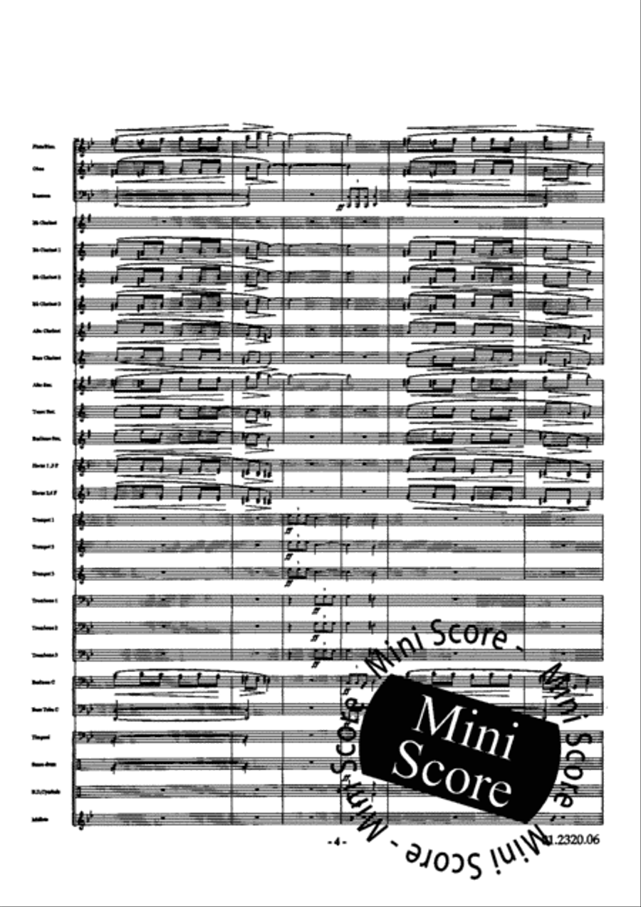 V for Victory Fanfare Band scores gallery preview page 9